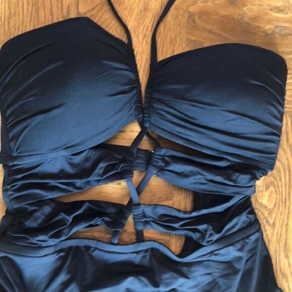 La Blanca Black Island Goddess One Piece Sz 8 - Picture 4 of 8